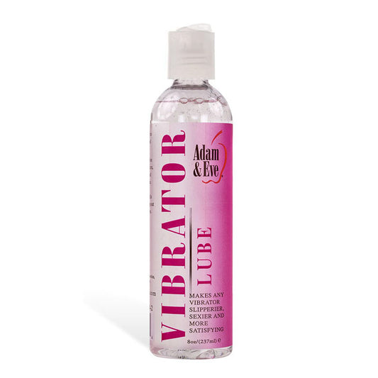 Adam & Eve Vibrator Lube - Water Based Lubricant - 237 ml (8 oz) Bottle