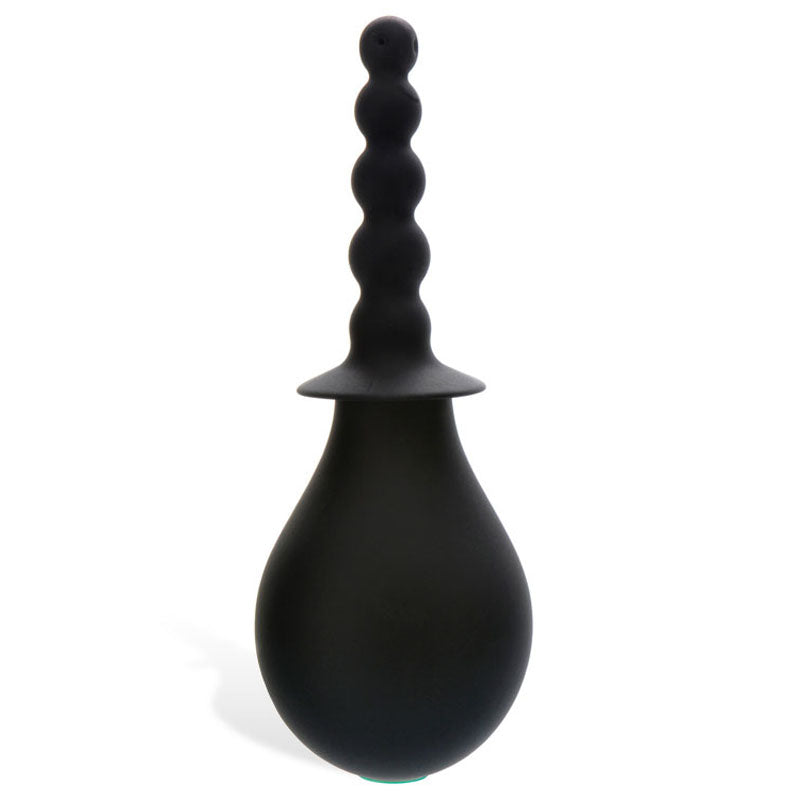 Adam & Eve Smooth & Easy Silicone Douche - Black Douche