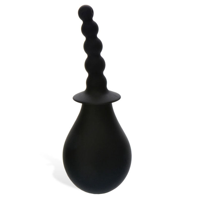 Adam & Eve Smooth & Easy Silicone Douche - Black Douche