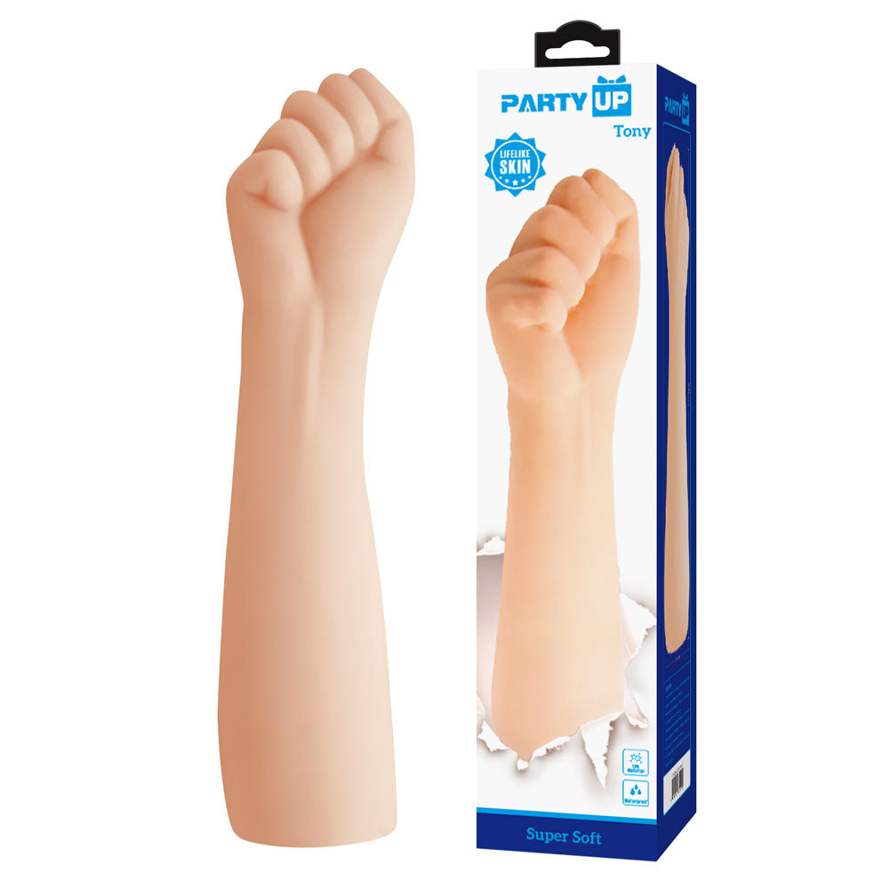 Party Up TONY Fist - Flesh 36 cm Fist Dildo - BW-007039R-PU