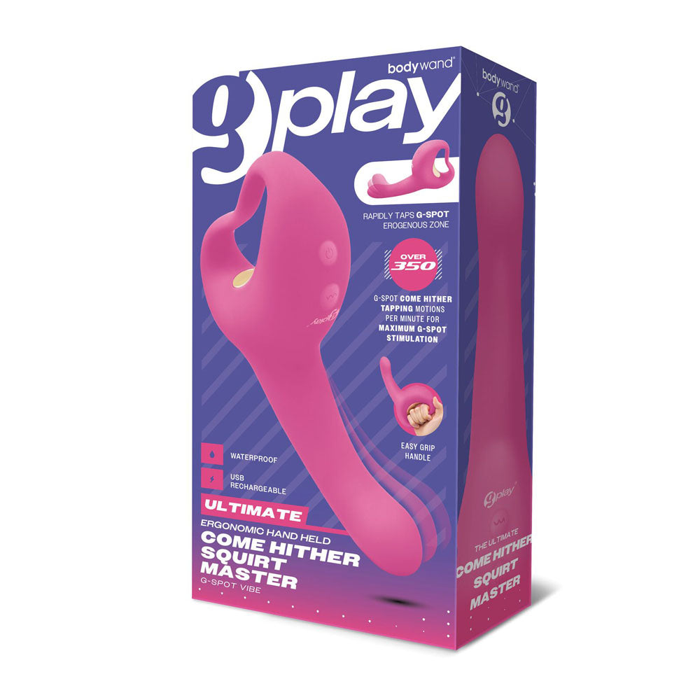 Bodywand G-Play Ultimate Come Hither Squirt Master - Pink 19 cm USB Rechargeable Vibrator