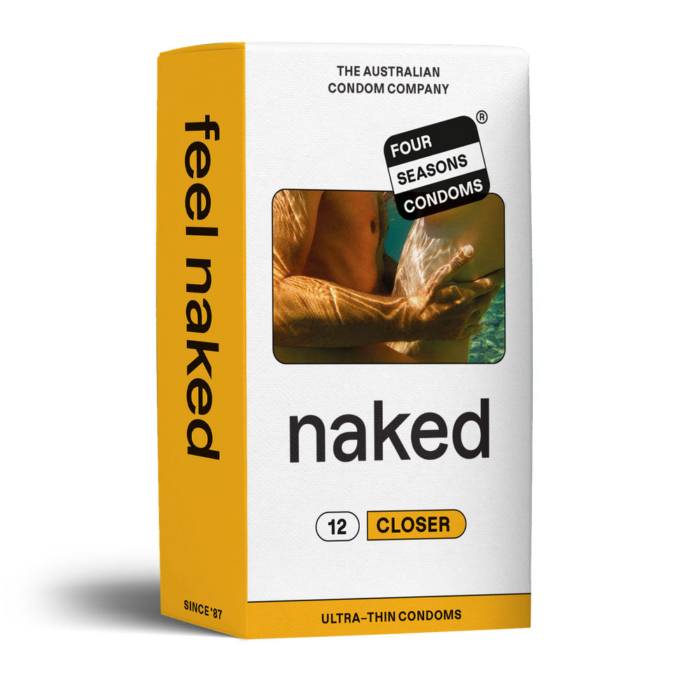 Naked Closer - Ultra Thin Tighter Lubed Condoms - 12 Pack