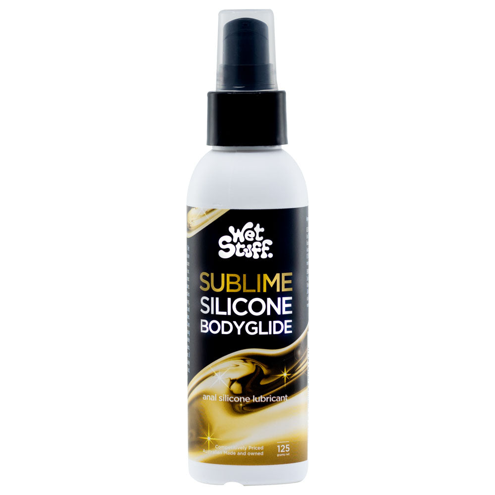 Wet Stuff Sublime - 125g Pump Top - Anal Silicone Lubricant - 125 gram Love Aura Wet Stuff Sublime - 125g Pump Top - Anal Silicone Lubricant - 125 gram Love Aura
