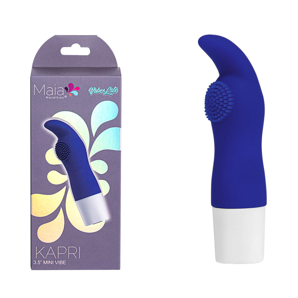 Maia KAPRI - Blue 8.9 cm USB Rechargeable Bullet - MA24-08