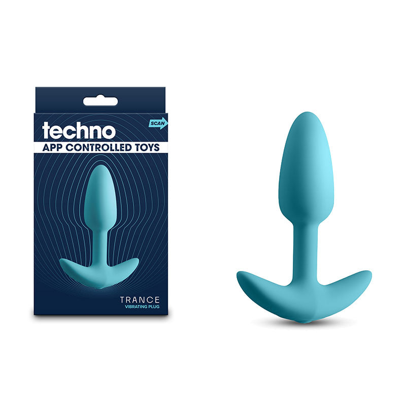 Techno Trance USB Rechargeable Vibrating Butt Plug with App Control Love Aura Techno Trance USB Rechargeable Vibrating Butt Plug with App Control Love Aura