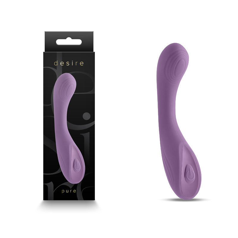 Desire - Pure - Dusty Lavender - Lavender 13.7 cm USB Rechargeable Vib Love Aura Desire - Pure - Dusty Lavender - Lavender 13.7 cm USB Rechargeable Vib Love Aura