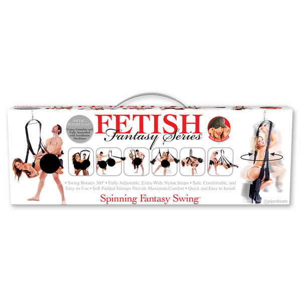 Fetish Fantasy Series Spinning Fantasy Swing - Black Swing