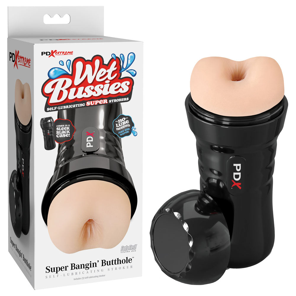 PDX Wet Bussies Super Bangin Butt - Light - Flesh Anal Stroker - RD447-21