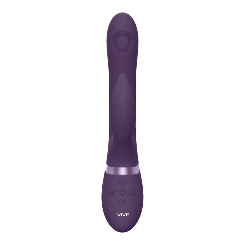 VIVE Aimi - Purple - Purple 22.3 cm USB Rechargeable Rabbit Vibrator