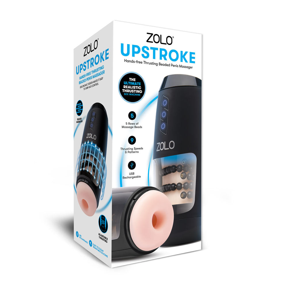 Zolo Upstroke - Flesh USB Rechargeable Auto Thrusting Masturbator