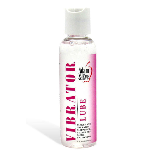 Adam & Eve VIBRATOR LUBE - 120 ml - Water Based Lubricant - 118 ml (4 oz) Bottle - 114F 0040