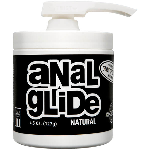 Doc Johnson's Anal Glide - Petroleum Based Lubricant - 127 g Pump Bottle - 1315-01-BU