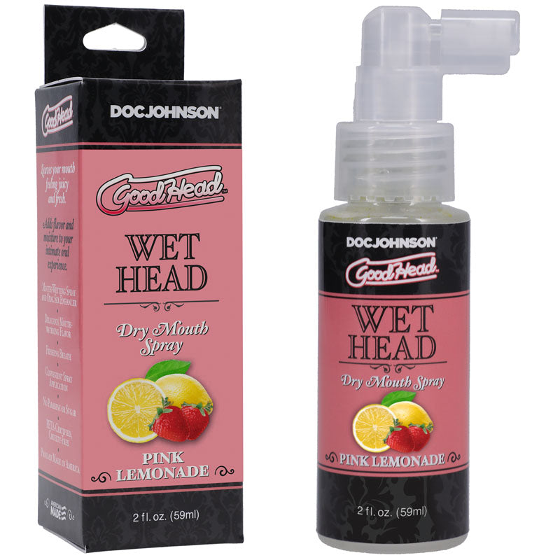GoodHead Wet Head Dry Mouth Spray - Pink Lemonade Flavoured - 59 ml Bottle - 1361-20-BX