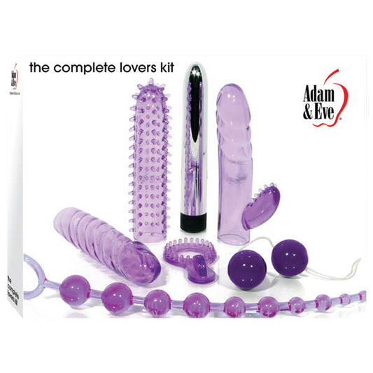 Adam & Eve The Complete Lovers Kit - Purple Couples Kit - 7 Piece Set - 179M 2900