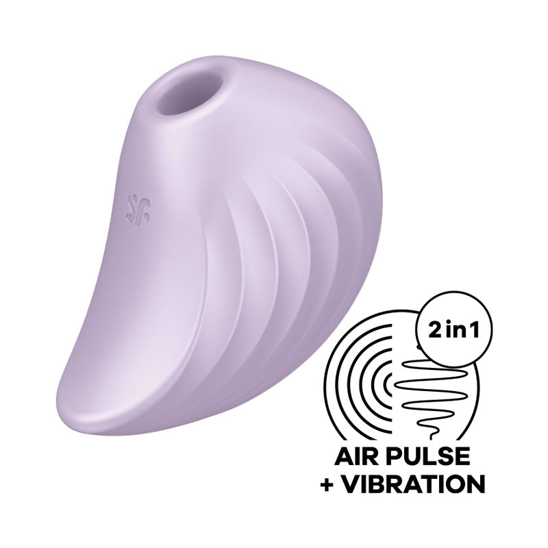 Satisfyer Pearl Diver - Violet - Violet USB Rechargeable Air Pulsation Stimulator - 4037240