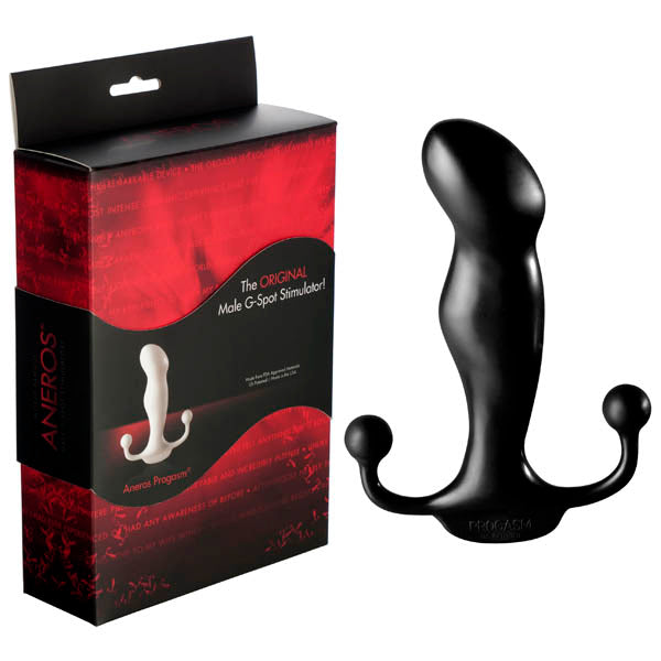 Progasm - Black Ice - Black Prostate Massager - 894757001096
