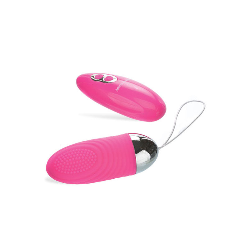 Adam & Eve Turn Me On Rechargeable Love Bullet - Pink 8.9 cm (3.5'') USB Rechargeable Bullet with Remote