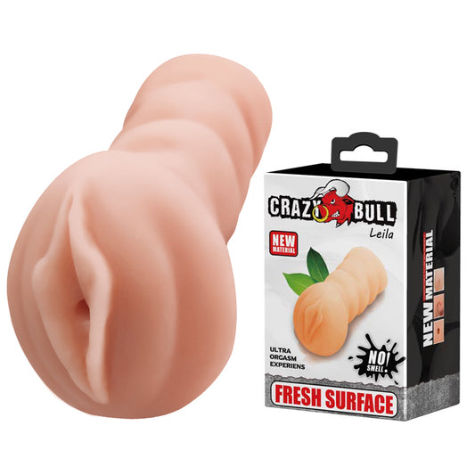 CRAZY BULL LEILA Vagina Stroker - Flesh Vagina Stroker - BM-009132U