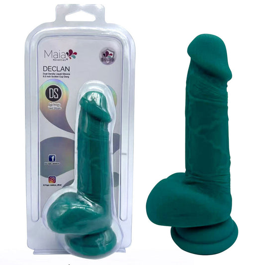 Maia DECLAN - Green - Green 16.5 cm Dual Density Dong - BO-25-11-GREEN