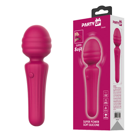Party Up DUUNA - Pink - Pink 16.9 cm USB Rechargeable Massage Wand - BP-W00003