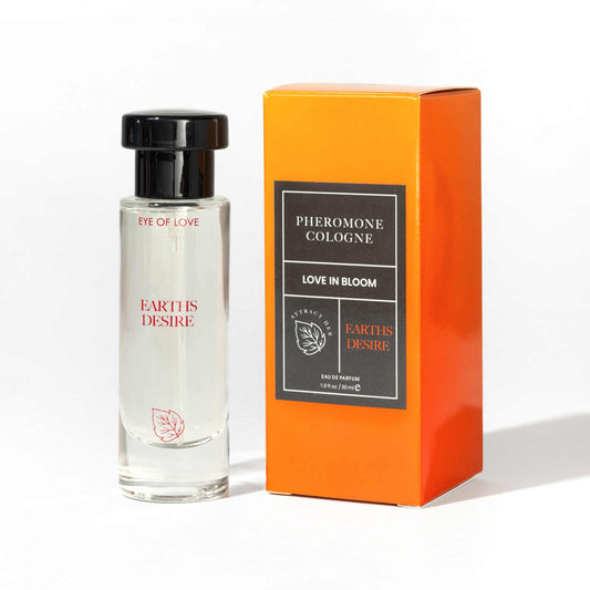 Eye Of Love Love In Bloom Earths Desire Pheromone Cologne - 30ml - Cypress & Bergamot Scented Pheromone Cologne for Men to attract Women - 30 ml Spray - EOL-P-71X