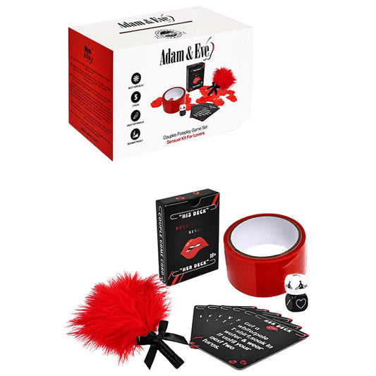 Adam & Eve COUPLES FOREPLAY GAME SET - Couples Card Game - 5 Piece Kit - J785 0000