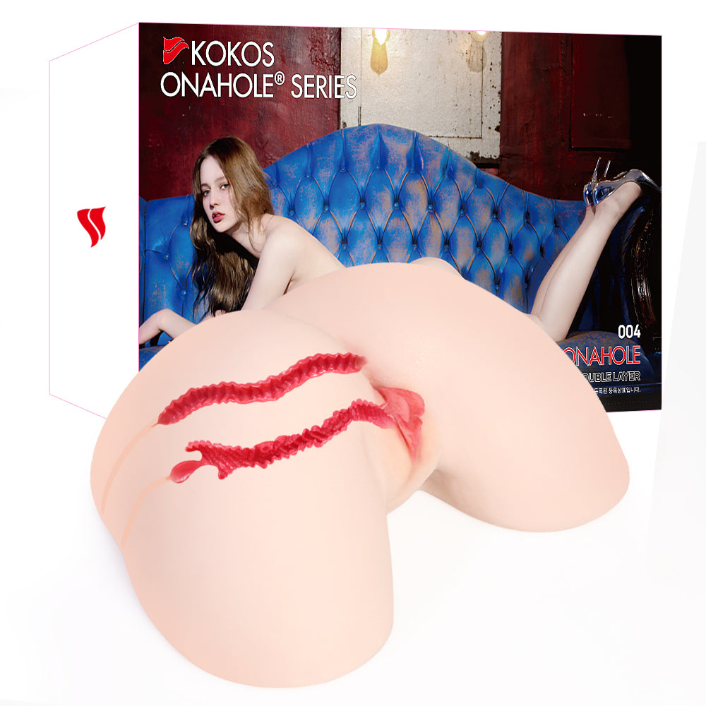 Kokos Big Hip Vanilla 004 - Flesh Doggy Style Masturbator - M01-003-13DH