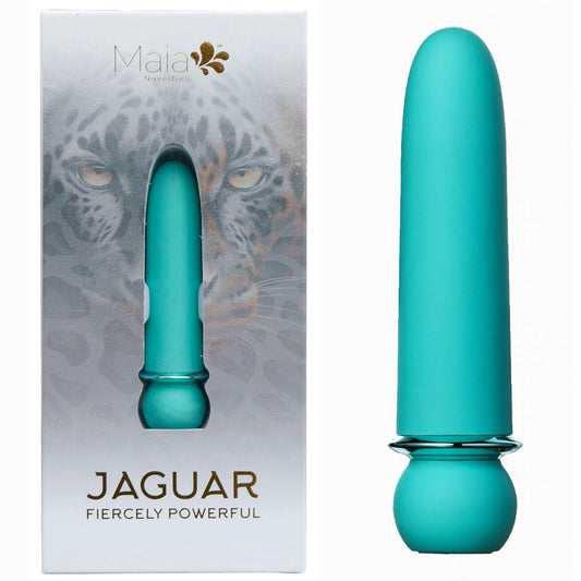 Maia JAGUAR - Blue - Blue 10.1 cm USB Rechargeable Bullet - MA24-01-BLUE