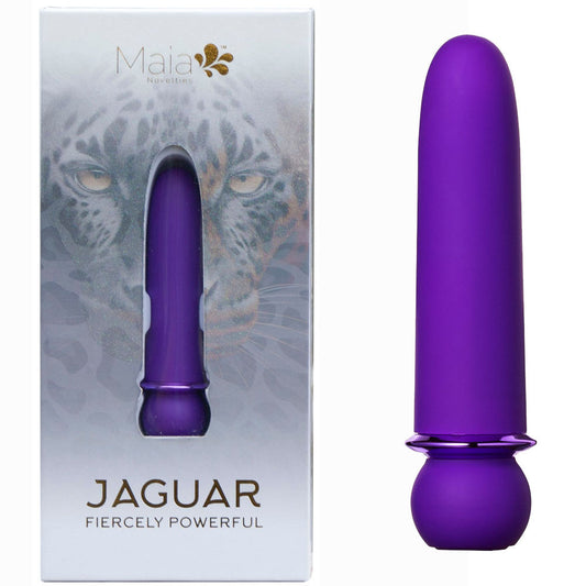 Maia JAGUAR - Purple - Purple 10.1 cm USB Rechargeable Bullet - MA24-01-PURPLE