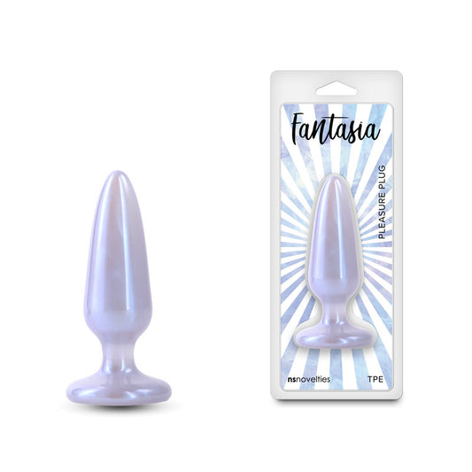 Fantasia - Pleasure Plug - Small - Azure - Blue 10.3 cm Small Butt Plug - NSN-0384-17