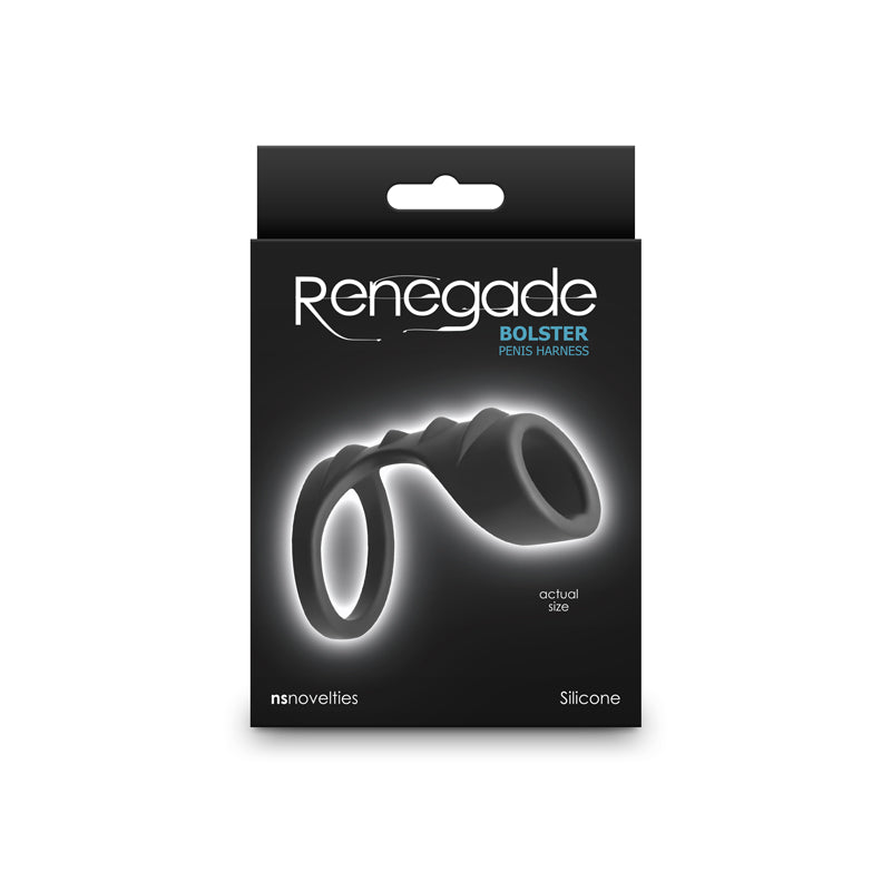 Renegade Bolster - Black - Black Penis Harness