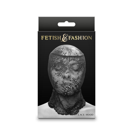 Fetish & Fashion - Lace Hood - Black - Black Hood