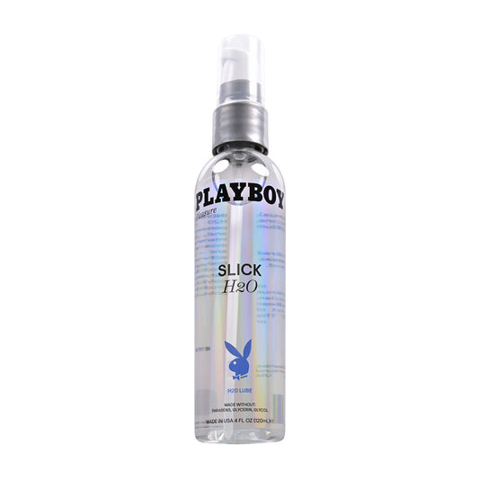 Playboy Pleasure SLICK H2O - 120 ml - Water Based Lubricant - 120 ml Bottle - PB-LQ-2116-2