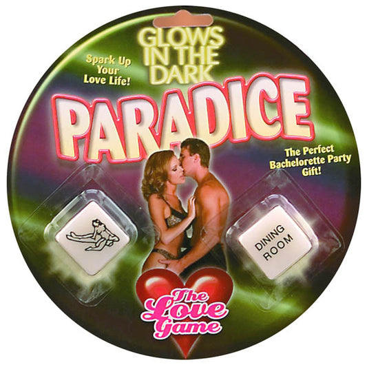 Glow In The Dark Paradice - Glow in Dark Novelty Dice - PD8002-02