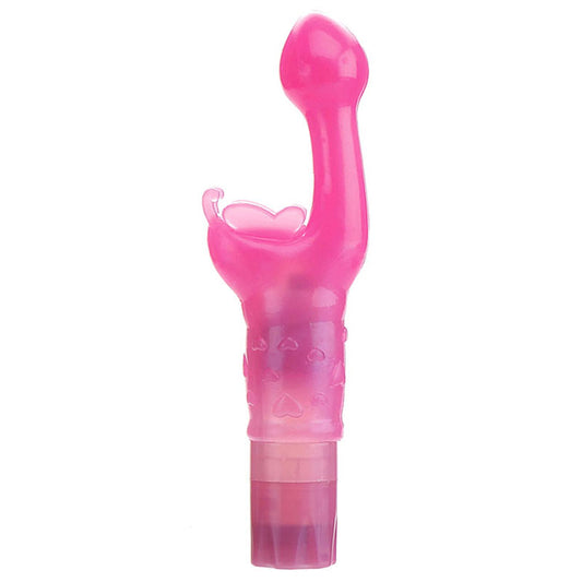Adam & Eve Butterfly Kiss - Pink 18 cm Vibrator
