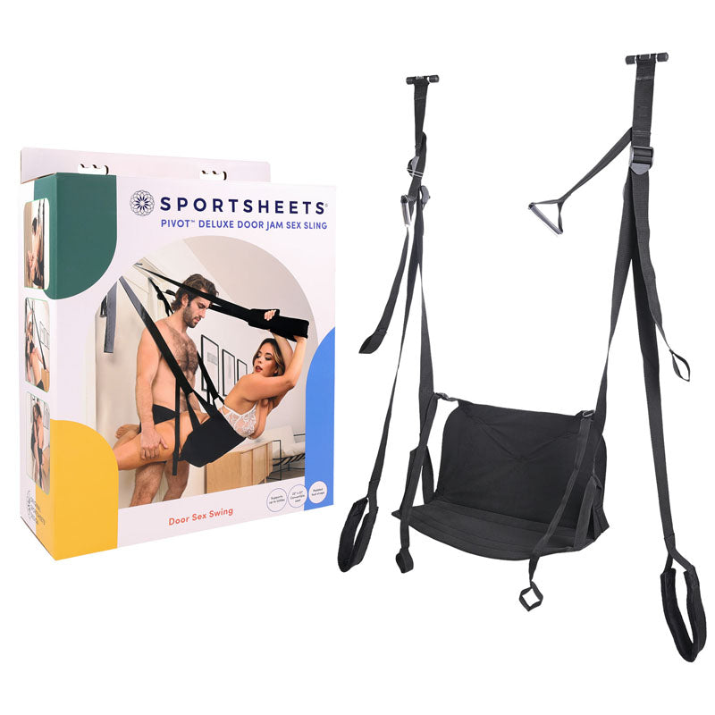 Pivot Deluxe Door Jam Sex Sling - Black Door Swing   Pivot™
