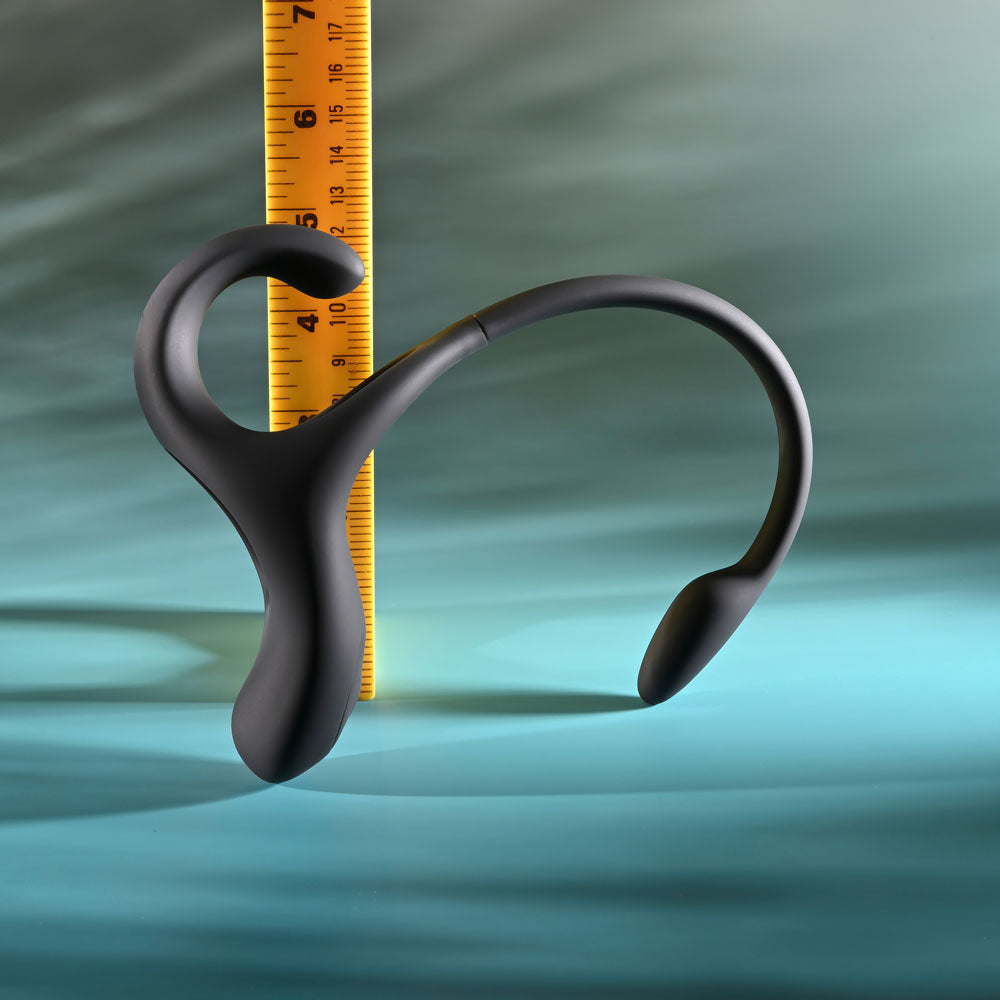 Zero Tolerance ALL THE BASES - Black USB Rechargeable Vibrating Cock Ring with Wireless Remote
